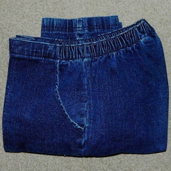 Women's Croft & Barrow Denim Pull On Straight Leg Pants Size Small - Picture 2 of 10